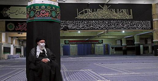 Iran's Supreme Leader, Ayatollah Ali Khamenei, presided over traditional Muharram religious ceremonies without a public audience because of the coronavirus crisis.