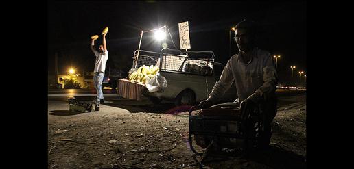 Street Traders in Tehran