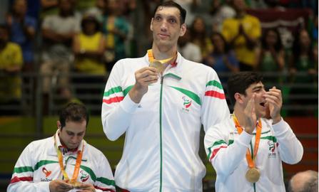 Mehrdad was scouted and trained for five years before Iran's stunning victory at the 2016 Paralympics in Rio de Janeiro