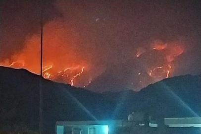 آتش‌سوزی وسیع جنگل‌های خائیز در کهگیلویه و بویراحمد