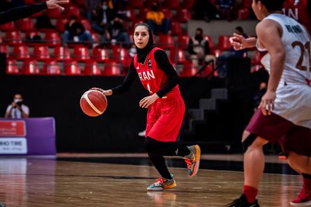 شکست دختران بسکتبال ایران مقابل اندونزی