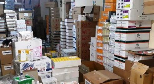 A record haul of medicines bound for Iraq was seized by Iraqi officials at the weekend for attempting to bypass customs duty