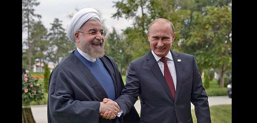 حسن روحانی و ولادیمیر پوتین رئیس جمهور روسیه