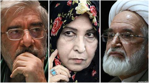 Mir-Hossein Mousavi, Zahra Rahnavard and Mehdi Karroubi have been under house arrest since 2011