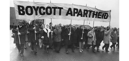 Anti-apartheid protests took place all over the world