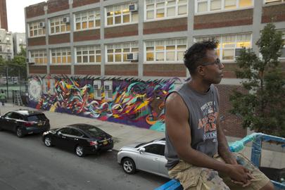 “She could do almost anything that she wanted to do," said SeeOne about the character in his mural