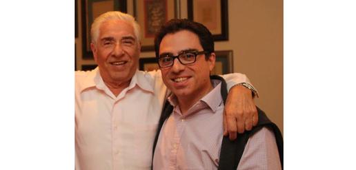 Jailed Iranian-American businessman Siamak Namazi with his father  Amu Baquer Namazi