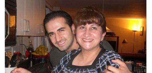 Amir with his mother at Thanksgiving in 2010
