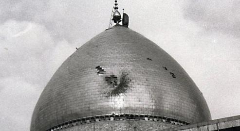 Russian forces shelled the shrine of the eighth Shiite Imam in the city of Mashhad on March 29, 1912 and looted its contents