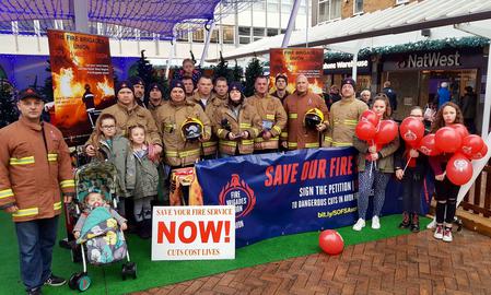 FBU Campaign against Cuts in Avon