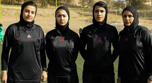 In 2019 some 30 Iranian female football referees were forced out after protesting over unpaid wages