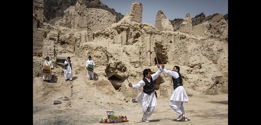 Nowruz traditional sword dance in Sistan & Baluchestan