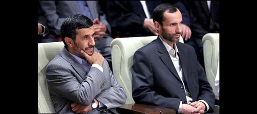 Mahmoud Ahmadinejad and Hamid Baqai    