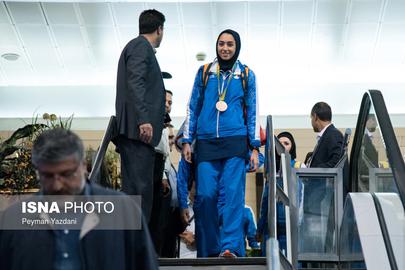 Olympian Star Kimia Alizadeh Returns from Rio