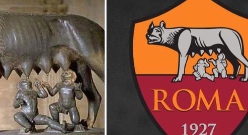 Iranian TV blurred the logo of Italy’s Roma football team because it features a wolf breastfeeding two babies