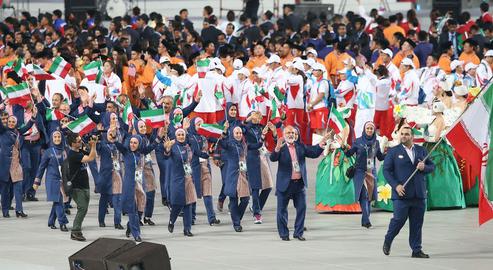 This is the first time since the 1996 Atlanta Olympics that no female athlete has been included in the list of possible flag bearers for the Iranian team