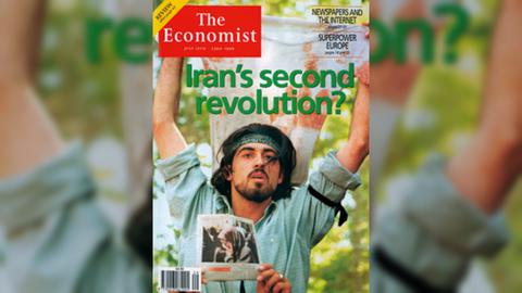 Batebi on the cover of The Economist