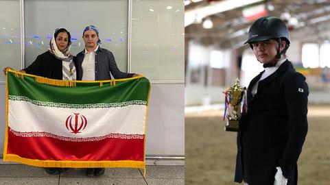 سارا پورعظیما سوارکار تیم ملی نوجوانان بود که با دستور ممنوع‌الخروجی پدرش از شرکت در رقابت‌های جهانی نونهالان باز ماند.