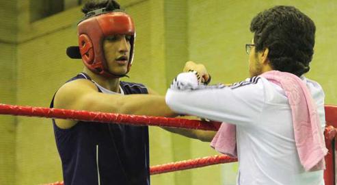 Last April boxer Mobin Kahrazeh sought refuge in Austria because of what he called "political interference in sports"