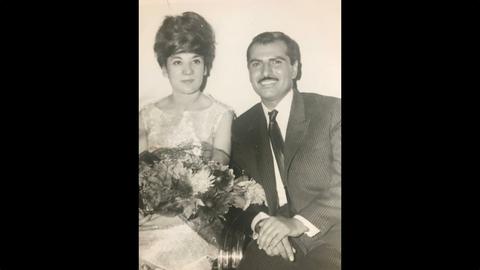 Firouz Naeimi and his wife Akhtar Kowsari