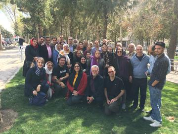 The released Baha'is and their families and friends