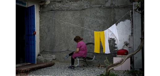 A crystal meth user in a Tehran drug rehabilitation center.