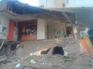 ۱۰ دانش‌آموز و معلم مصدوم شدند؛ ریزش دیوار یک مدرسه در علی‌آبادکتول