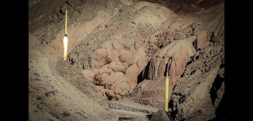 Guards Launch Ballistic Missiles 