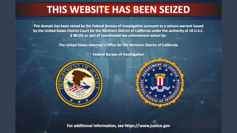 The US Department of Justice has announced some 92 domains run on behalf of the IRGC have been taken offline