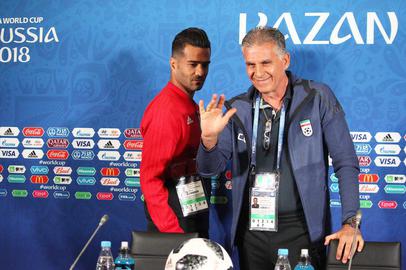 Shojaei and Queiroz took questions from the press on June 19