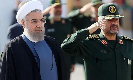 Revolutionary Guards Play Rough with Rouhani