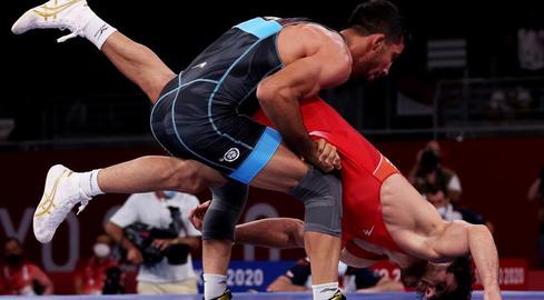 The 25-year-old shone in the Greco-Roman men's 67kg final against Parviz Nesibov of Ukraine
