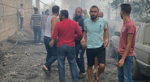 به گفته شاهدان عینی حزب‌الله منطقه را کاملا محاصره کرده و مانع نزدیک‌شدن شهروندان و خبرنگاران به محل انفجار می‌شود.