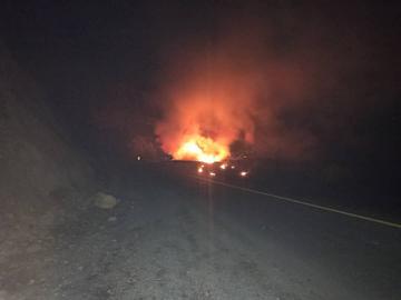 انفجار تانکر سوخت در جاده مریوان به سنندج یک کشته برجای گذاشت
