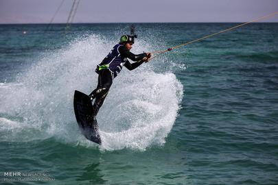 Cable Skiing Championships on Kish