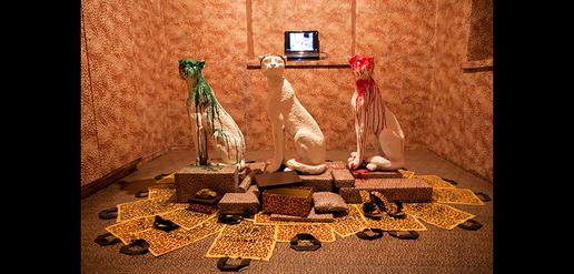 He condemns the hunting of the endangered Persian leopard with colours of the national flag