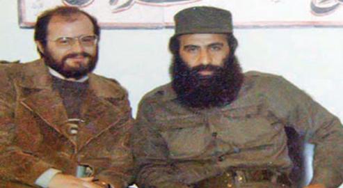 Anis Naghash along with Abbas Aghazamani, known as Abu Sharif, one of the commanders of the Revolutionary Guards in its early days.