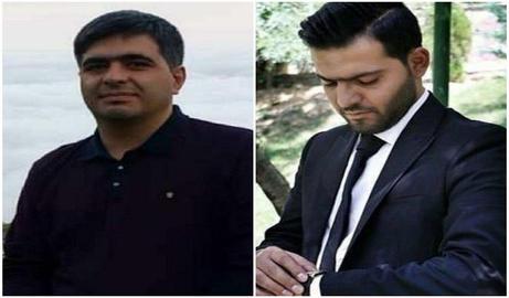 Ayub Shiri and Babak Hosseini Moghaddam were detained in Tabriz