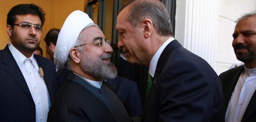 حسن روحانی با رجب طیب اردوغان