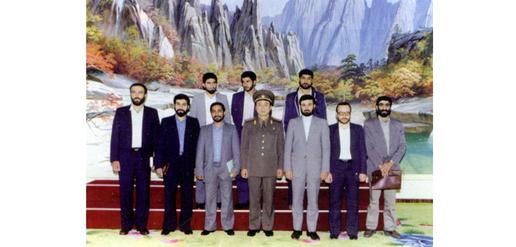 دیدار هیاتی به نمایندگی از سپاه پاسدارن از کره شمالی در سال 1360