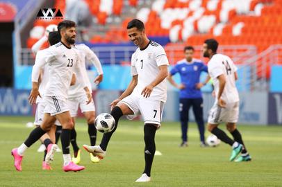 آخرین تمرین ایران پیش از بازی با پرتغال