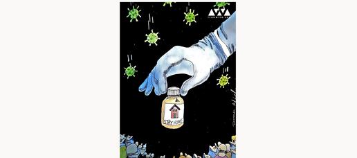 Iranian-American Artist Celebrates the Heroes of the War Against Coronavirus