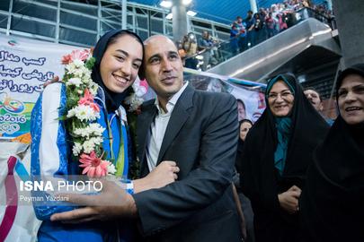 Olympian Star Kimia Alizadeh Returns from Rio