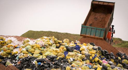 Mountains of Hospital Waste in Southern Tehran