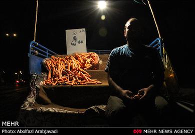 Street Traders in Tehran