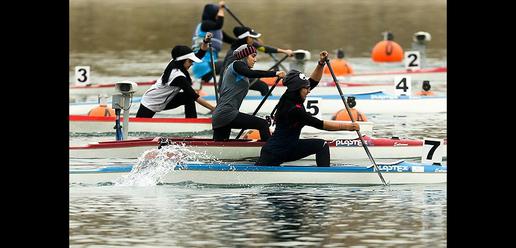 Female Kayak Championship Finishes