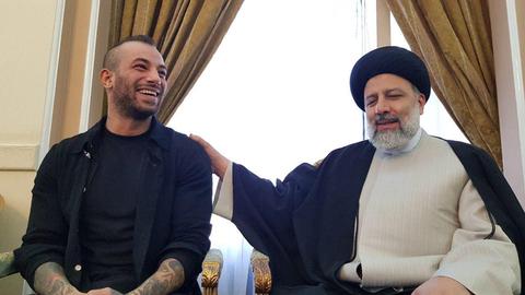The Odd Couple: Principlist candidate Ebrahim Raeesi and Iranian rapper Amir Tataloo