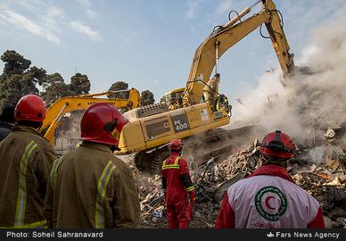Tehran Building Collapse: Day Five of Search Operations
