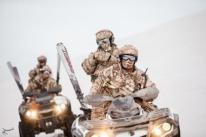 IRGC Soldiers in Winter Warfare Drills