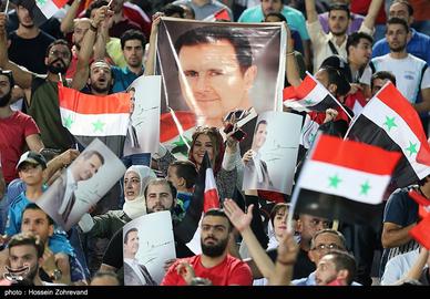 Syrian fans — including women — were allowed into Azadi stadium
